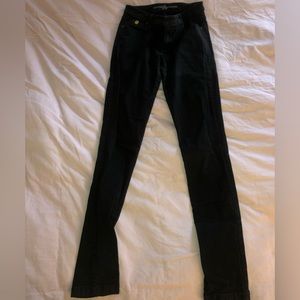 Second yoga black jeans long 26
